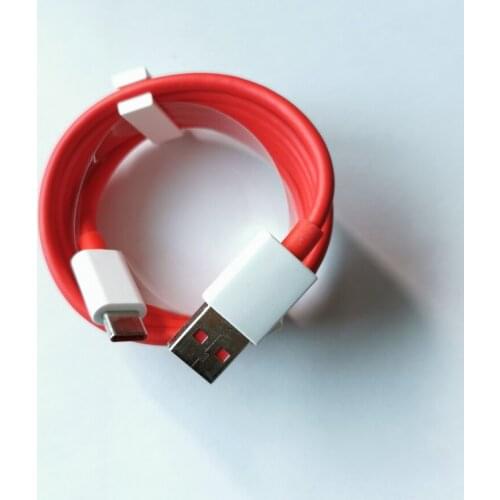 Red Dash USB-C Type C 65W supervooc Fast Charge 4A for OnePlus 7 Pro 8 7T 6T/ 6, 5T/ 5, 3/ 3T OPPO r17pro
