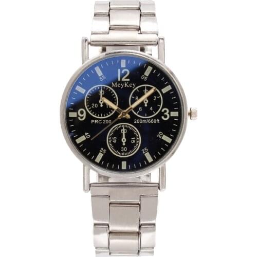 New Hot Sale Fashion Neutral Quartz Analog Wristwatch Stainless Steel Band Watches Casual Male Watch Men Reloj Hombre