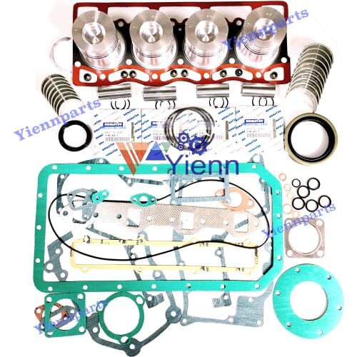 For KOMATSU 4D94 Overhaul Rebuild Kit 60-1 60L-1 60L-2 60N-1 60U-1 60U-2 PC60 PW60-1 Loader Mini Excavator Diesel Engine