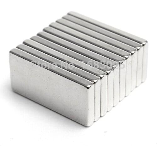 10 Pcs Strong Block Cuboid Rare Earth Permanent Neodymium Magnets 20x10x2mm