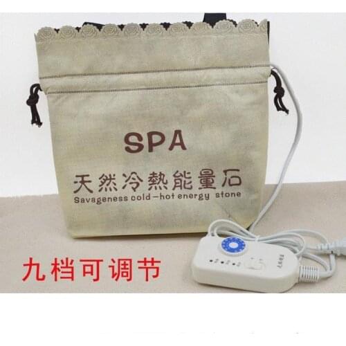 Energy acupoint magnet therapy massage 9gear temperature Heater electric heating bag for hot energy lava volcanic stone spa