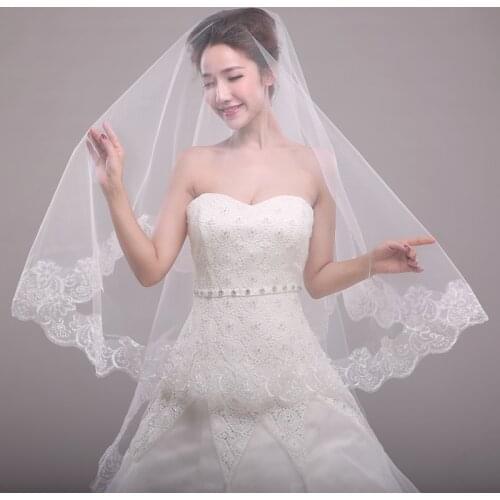 Свадебные кружевные фаты Princessally China At AliExpress