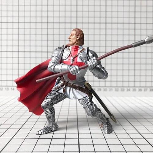 Pvc figure model toy 1/18 medieval knight
