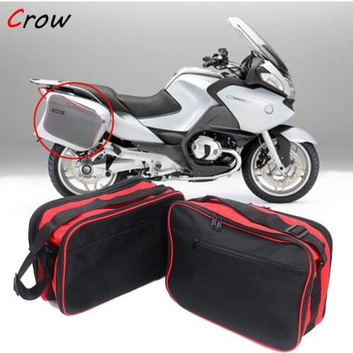 For BMW R1200RT k1200GT R1200R K1300GT Motorcycle luggage bags Black expandable Inner Bags
