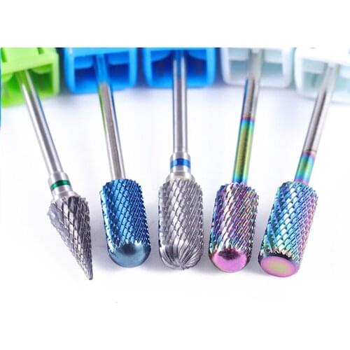 1Pc Tungsten Nail Drill Bit for Manicure Diamond Milling Cutter Nail Files Electric Rotary Mills Nail Gel Remove Grinder Tools