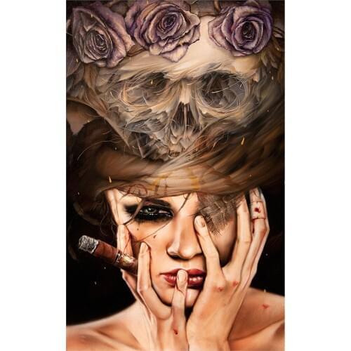 High quality Oil painting Canvas Reproductions NIGHTMARES by Brian M.Viveros Painting hand painted