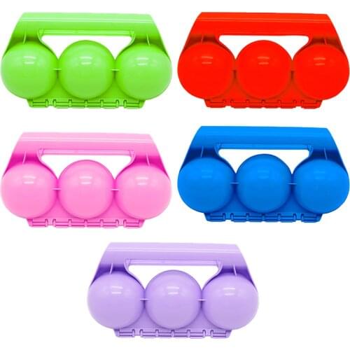 Winter Baby Toy Sports Three Snowball Clips For Childrens Winter Outdoor Toys Snow War Artifact Playing With Snow Toys