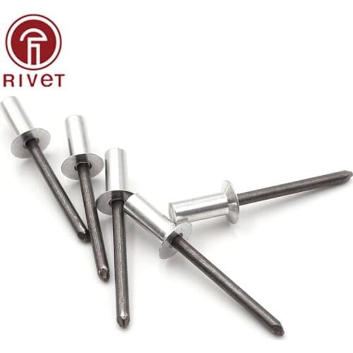 10PCS M4.8 Countersunk Head Aluminum-Steel Remaches Closed End Blind Rivets For Machinery Electric Equipment Furniture