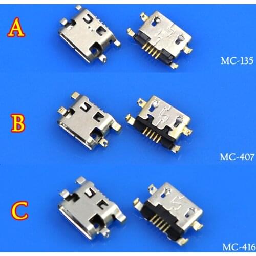 10PCS For Lenovo A708T S890 For Alcatel 7040N For Huawei G7 G7-TL00 Micro USB Charging Port Connector Charge Jack Socket Plug