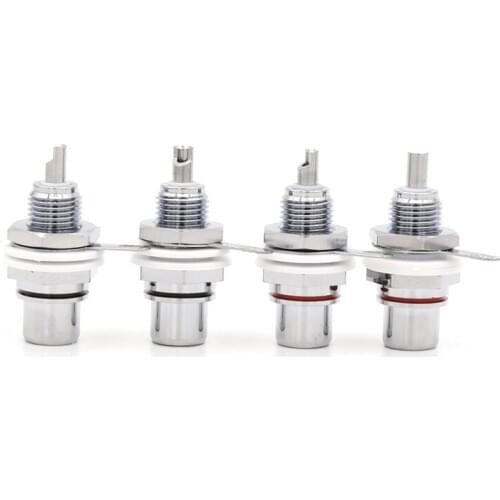 4 pcs Hifi RCA Socket Rhodium Plated plug Audio Terminal RCA Panel Mount Chassis