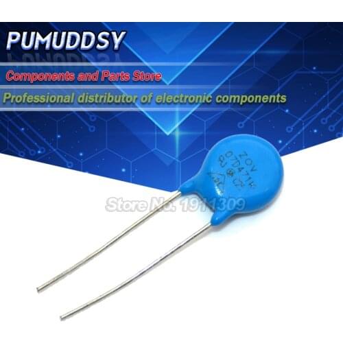 10PCS varistor 07D471K 470V piezoresistor 7D471K 07D471