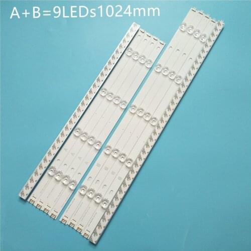 100% New 10pcs/Kit LED strip for L G 49LB6200 49LF5500 49LB570U ZJ 49LB572U ZP 49LB570U ZK 49LF5610 LG Innotek DRT 3.0 49 B type