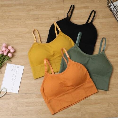 7 Colors Sexy Seamless Padded Sports Bras Yoga Sport Bra Top Women Shockproof Breathable Fitness Running Gym Vest Top Sportswear