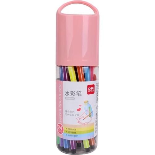 Watercolor pen 6954 wishing bottle 24-color painting art color pen floating bottle watercolor pen students draw