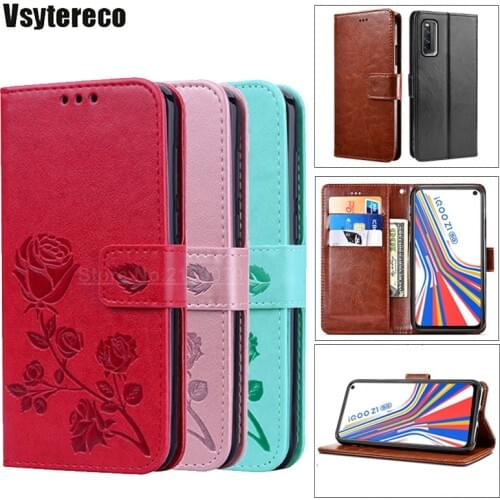 Wallet Case For VIVO iQoo Pro Neo Z5 Z5X Z3i Z3 Z1 Pro Cover iQoo Neo 3 Z6 Z1 Couqe on Vivo NEX 3S G1 S6 Y30 Y50 Phone Case etui
