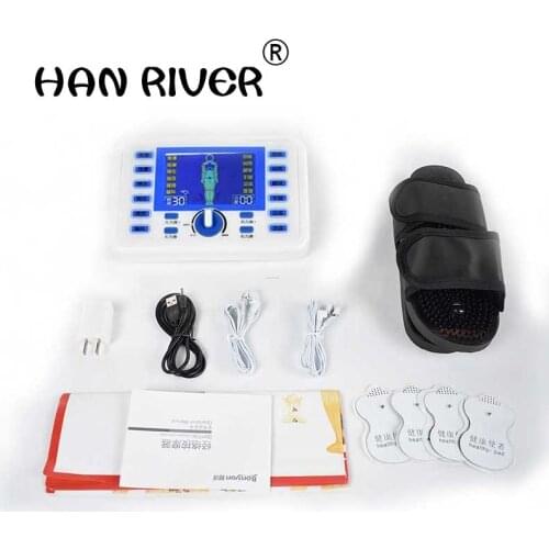 Intermediate frequency digital pulse acupuncture massager multi-function meridian therapy cervical lumbar therapeutic apparatus