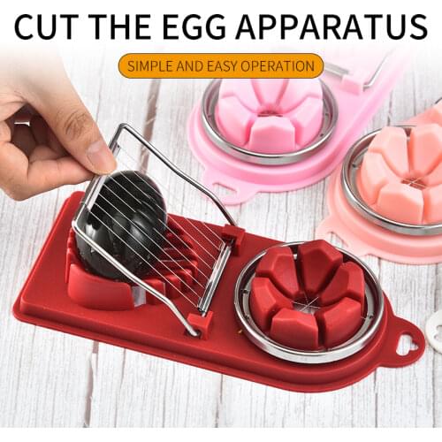 Egg Cutter Home Cutting Tools Multi-functional Stainless Steel Manual Puffed Slicer Splitter Cut The Cutter