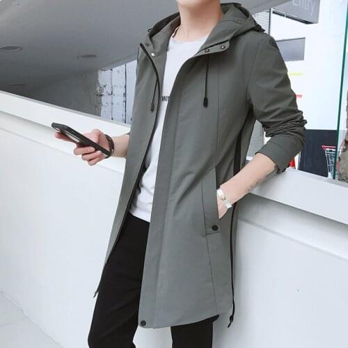 JUCHU TOP Men's Long Jackets