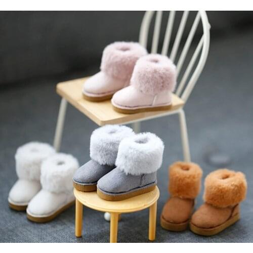 BJD doll shoes suitable for 1-6 size YOSD shoes winter snow boots doll accessories