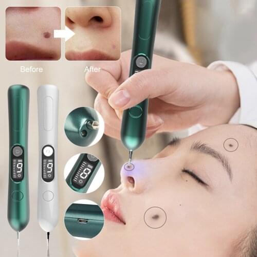 9 Gears Laser Plasma Pen Skin Tag Removal Mole Remover Freckles Wart Tattoo Dark Spot Remover LCD Multifunction Beauty Tool