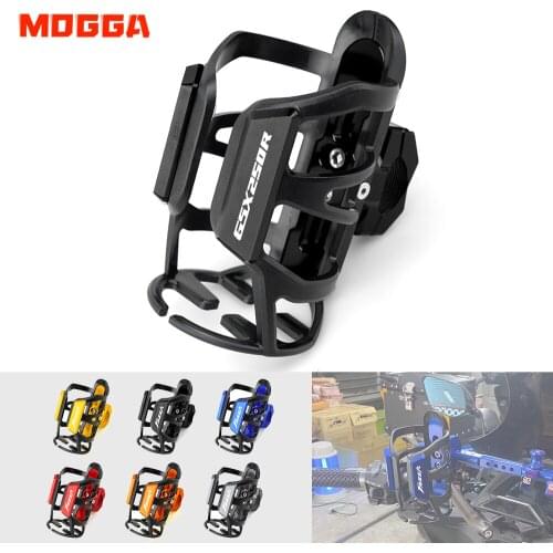 Logo GSX250R For SUZUKI GSX250R GSX 250R Motorbike Beverage Water Bottle Cage Sdand Coffee Drink Cup Holder Mount Accessories