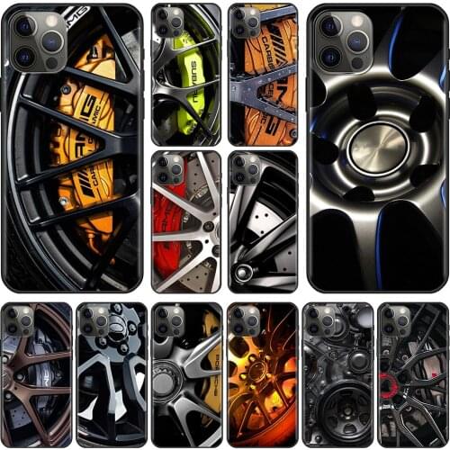 Cover For iPhone 12 Pro Max 11 XS Max XR X 12Mini 7 8 6 Plus SE 2020 TPU Fundas Soft Case Germany Sport Car Hub