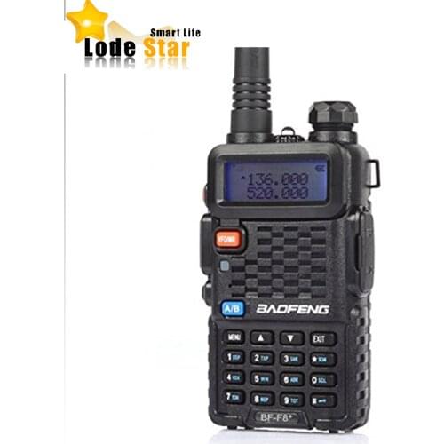Genuine Baofeng UV F8+ Walkie Talkie Portable Two Way Radio Dual Band UHF&VHF UV-5R 136-174MHz&400-520MHz 5W Interphone Cb Radio