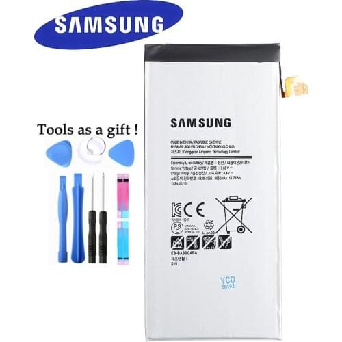 Original Battery For SAMSUNG A800 EB-BA800ABA 3050mAh For Samsung Galaxy A8 A8000 A800F A800S A800YZ Replacement Phone Battery