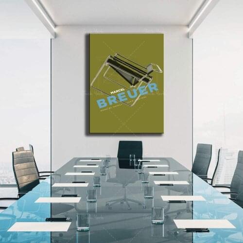 Breuer Poster and Prints Chair Design Wall Art Paintings for Interior Abstraction Home Decor Idea Gift