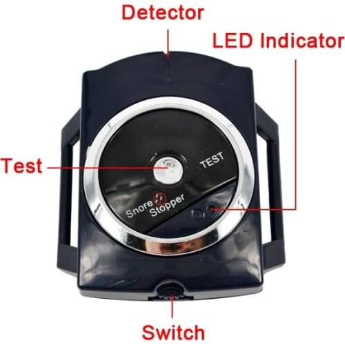 Snore Blocker Stopper Infrared Wrist LED Electronic Snore Stop Snore-ceasing Equipment Cessation Cure Solution Sleep Night Guard