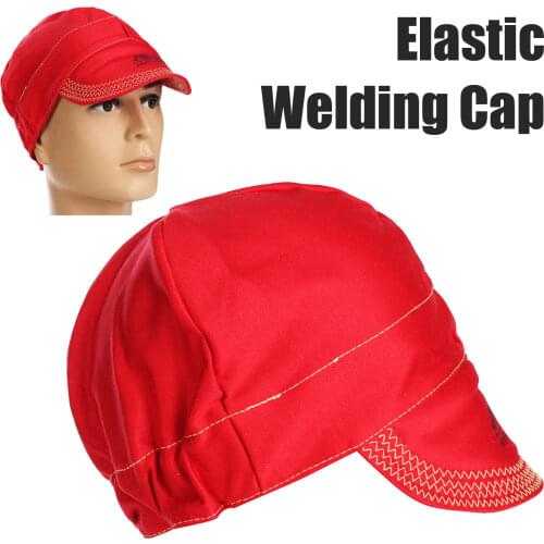 Welding Cap Sweat Absorption Universal Elastic Flame Retardant Cloth Hat Cap Head Protection Cap For Welding