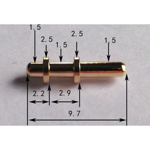 Thick gold plating power supply contact Car parts CNC precision Car parts processing other mechanical hardware Terminals