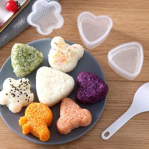 Triangular Sushi Mold Convenient PP Household Kids Rice Ball Maker Bento Accessories