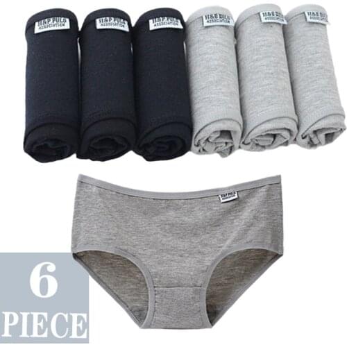 Panties for Women Girls Underwear Cotton Panties Calcinhas Sexy Lingerie Breathable Briefs Female Plus Size Pantys Solid Color
