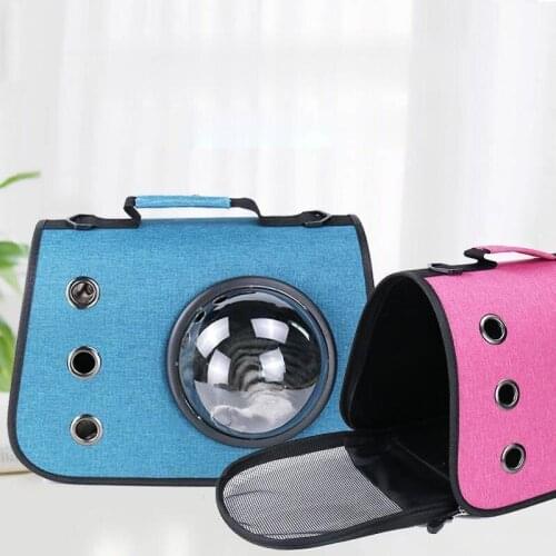 Large Capacity Collapsible Breathable Comfortable Cat Bag Outdoor Stiletto Two-Purpose Space Capsule One-Shoulder Cat Bag