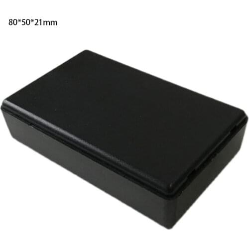 80*50*21MM ABS Plastic Waterproof Black DIY Housing Instrument Case Electronic Project Box Electric Supplies