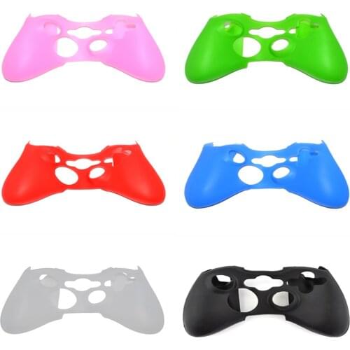 10PCS For Xbox360 silicone sleeve for Handle colorfulskin cover Soft case Protection Games gamepad wireless Controller Silicone