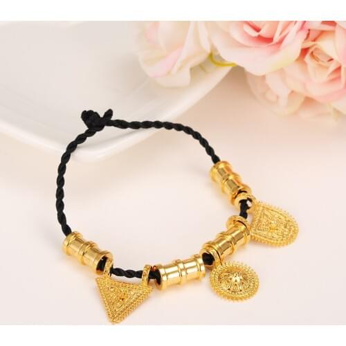 Gold Ethiopian Bangle for Women Dubai Bracelet Jewelry African Arab Accessories Gifts cuff bangle women jewelry men bracelet