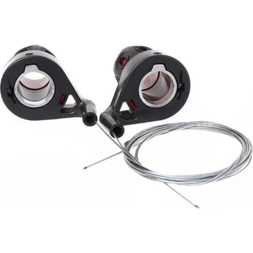 1 Pair Derailleur Grips Bicycle Lever Transmission Twist Grip Speed Change MTB Bike Compatible Cycling Gear Shifter Travel PXPF