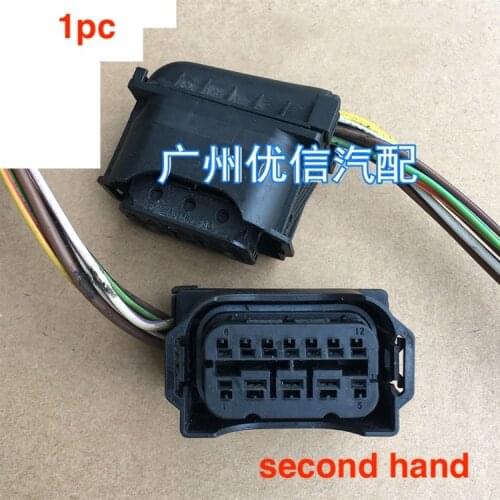 1pc second hand for BMW headlight plug X1X3X5 E90 E92 F18 F02 headlight harness plug 320/325/525 wire line cable