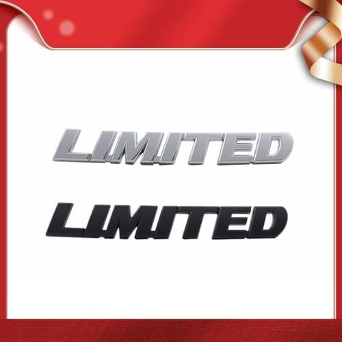 3D Premium Luxury LIMITED for Toyota Highlander SUV car Engine Hood Fender trunk Tail Rear Nameplate Decal Emblem Badge Sticker