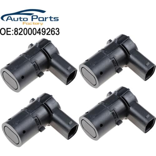 4PCS New PDC Parking Sensor For Renault Laguna Peugeot 607 806 2.9L Citroen C5 8200049263