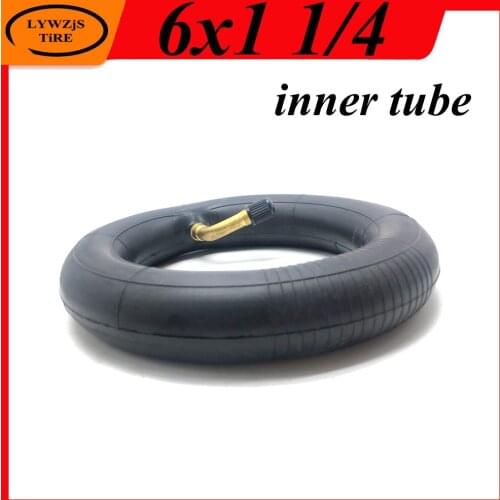 6x1 1/4 Inner Tube 6 Inch Camera Tube Tiie for Inflation Wheel Wheelchair Pneumatic Gas Mini Electric Scooter