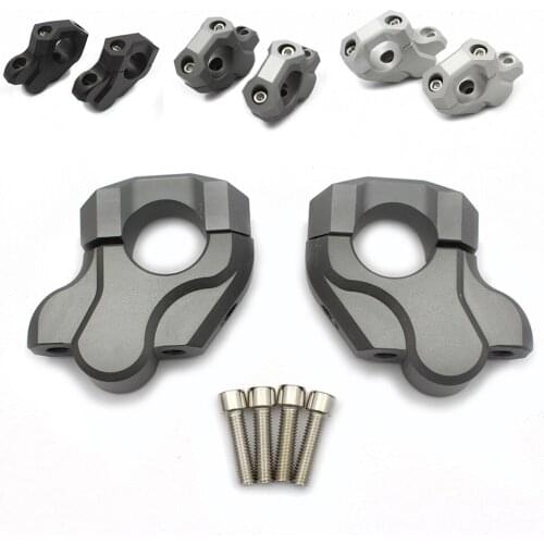 Handlebar Riser Adapter Handle Bar Extend Clamp For BMW R1200GS LC Adventure 2014 2015 2016 2017 Motorcycle Aluminum
