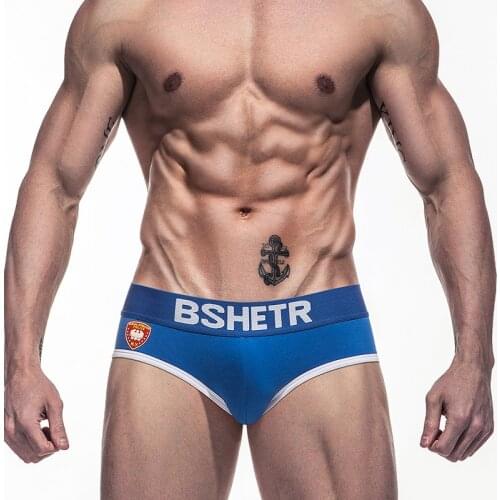 BSHETR Super Brand Sexy Underwear Men Boxer Shorts 1Pcs/lot Men Briefs Cotton Mens Slip Cueca Male Panties Underpants Briefs Gay