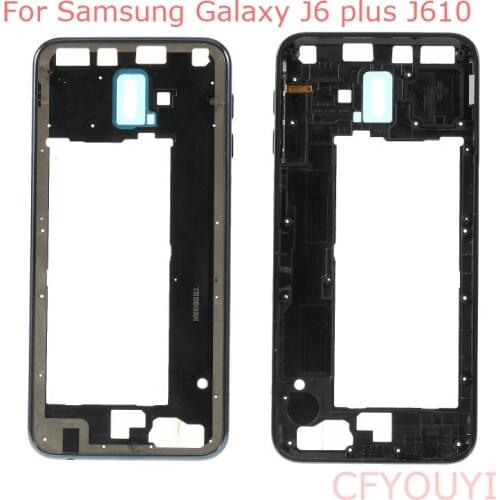 For Samsung Galaxy J6 plus J610 Middle Plate Frame -Dark Blue/Baby Blue/Red