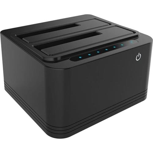 External Hard Drive Docking Station Heat Dissipation USB3.0 Suitable For HDD / SSD3.5 / 2.5 Inch SATA Hard Disk