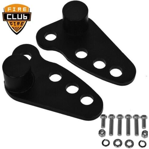 Rear Adjustable Lowering Link Kit 1-3" For Harley Electra Road King Glide Touring Standard 2002-15