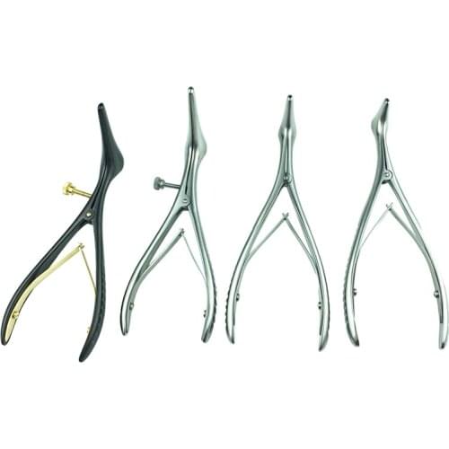 Medical Nose Mirror Speculum Lens Nostril Pliers Nasal Cavity Examination Nasal Expander Nasal Speculum Nasal Dilation Forceps