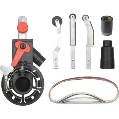 DIY Mini Sander Sanding Belt Adapter For 115/125mm Electric Angle Grinder M10/M14 Bandfile Belt Sander Woodworking Metalworking